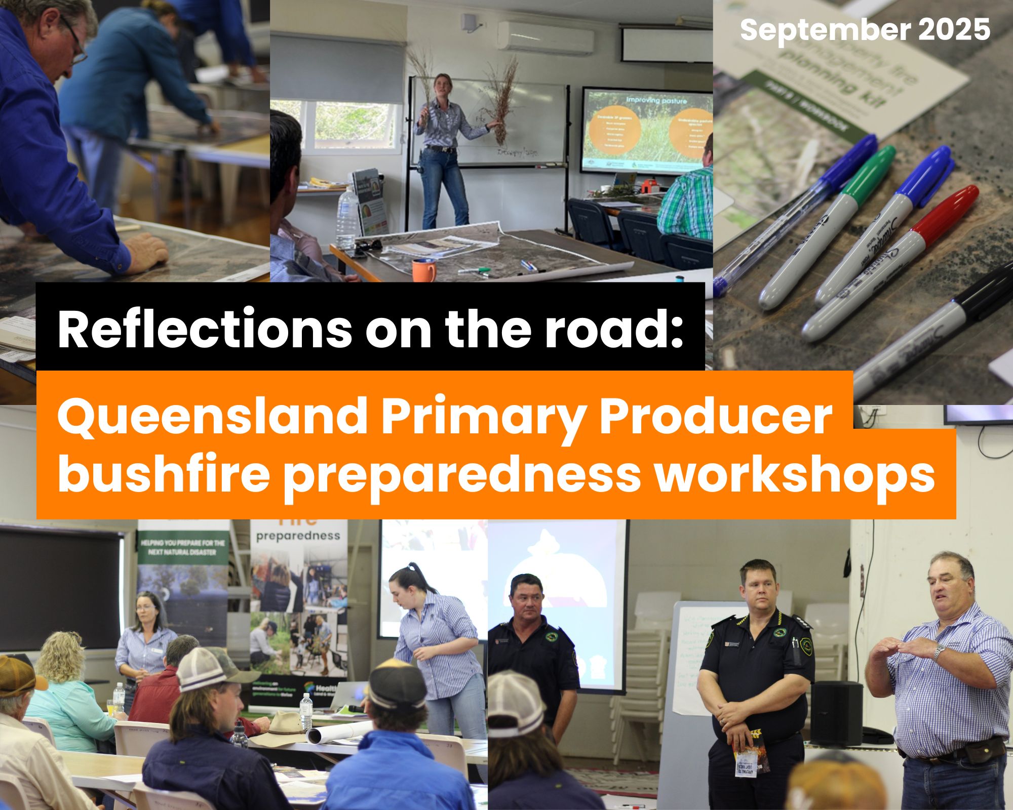 Mapping for regional resilience: bushfire preparedness workshops empower primary producer communities