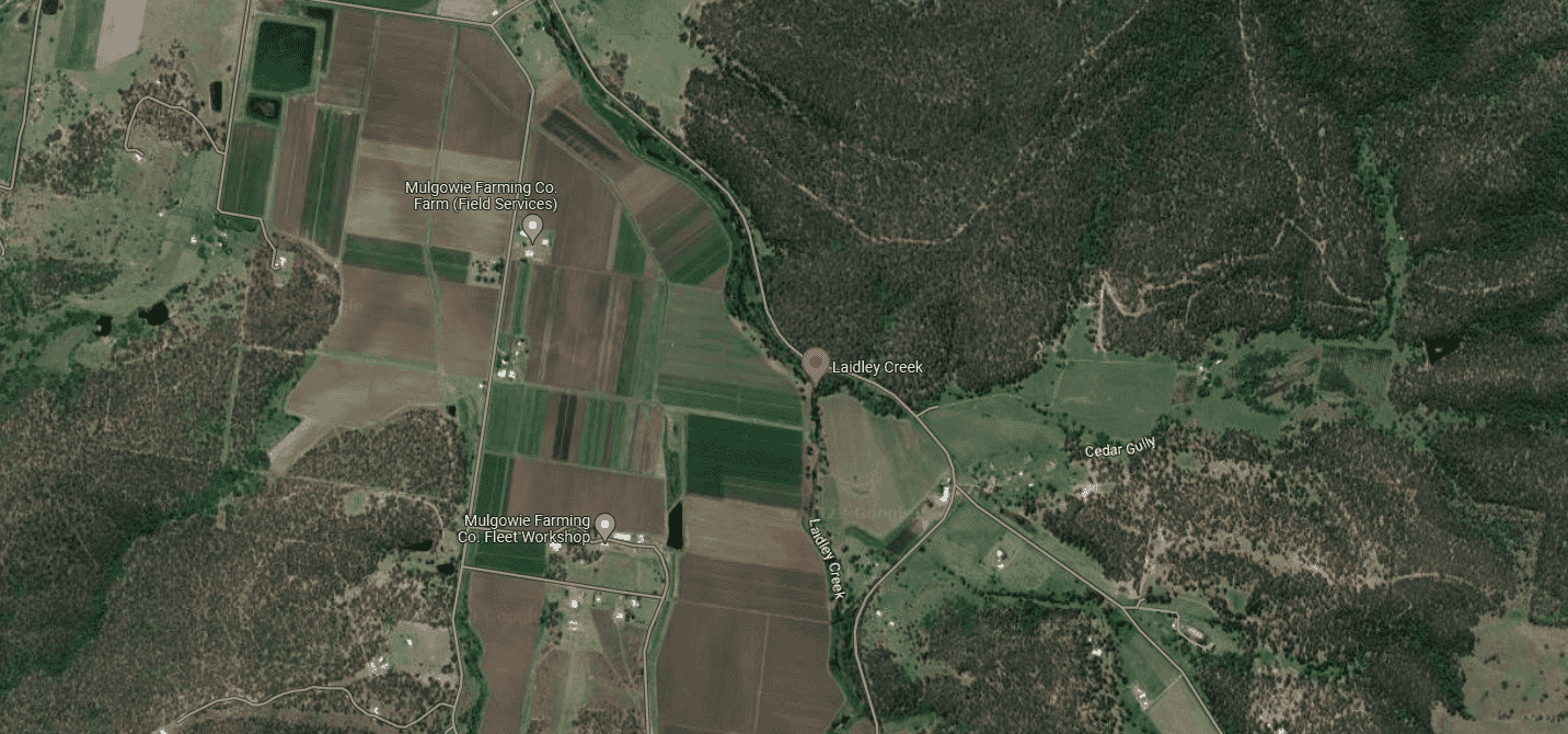 Laidley catchment drone photo