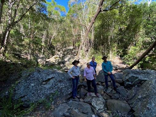 Landholder on property