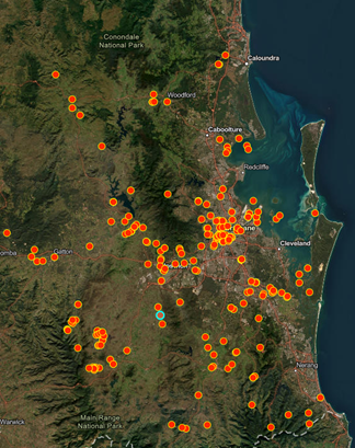 Healthy Land & Water flood impacts reporting and mapping portal.